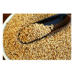 Makoto Marufuji roasted white sesame iri goma packs, 1kg each, in dry grocery packaging showing the sesame seeds in the image.