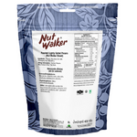 Nut Walker roasted lightly salted pecans in a clear bowl, showcasing crunchy, golden-brown pecan halves perfect for snacking.