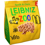 Bahlsen Leibniz Zoo Country Biscuits confectionery snacks with animal-shaped cookies on a plate