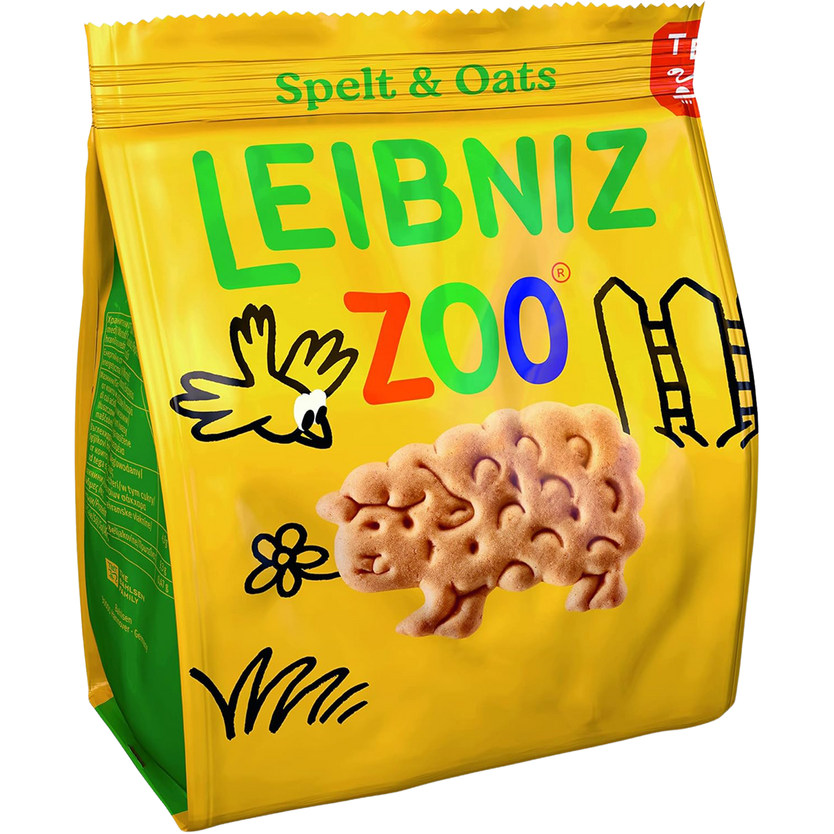Bahlsen Leibniz Zoo Country Biscuits confectionery snacks with animal-shaped cookies on a plate