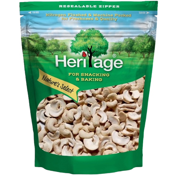 Heritage Cashew Sliced confectionery snack featuring crunchy, caramelized cashew pieces in a natural, inviting presentation.