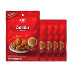 OK Shake Powder Spicy Swing flavor, 200g dry grocery product with spicy seasoning and powder texture.