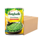 Canned Bonduelle Haricot Beans in 400g can, showcasing the label with beans visible inside the can.