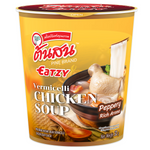 Tonson Vermicelli Chicken Soup flavor in a grocery package, featuring noodles and chicken broth ingredients on the front label.