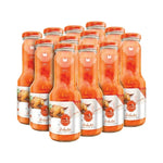 J-lek Jae Lek Chicken Sauce in a 390g glass bottle, viewed from the front showing the label and clear glass container.