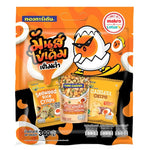 TONG GARDEN salted egg yolk mixed nuts snack in 340g package, dry grocery snack with salted egg flavor and mixed nuts.