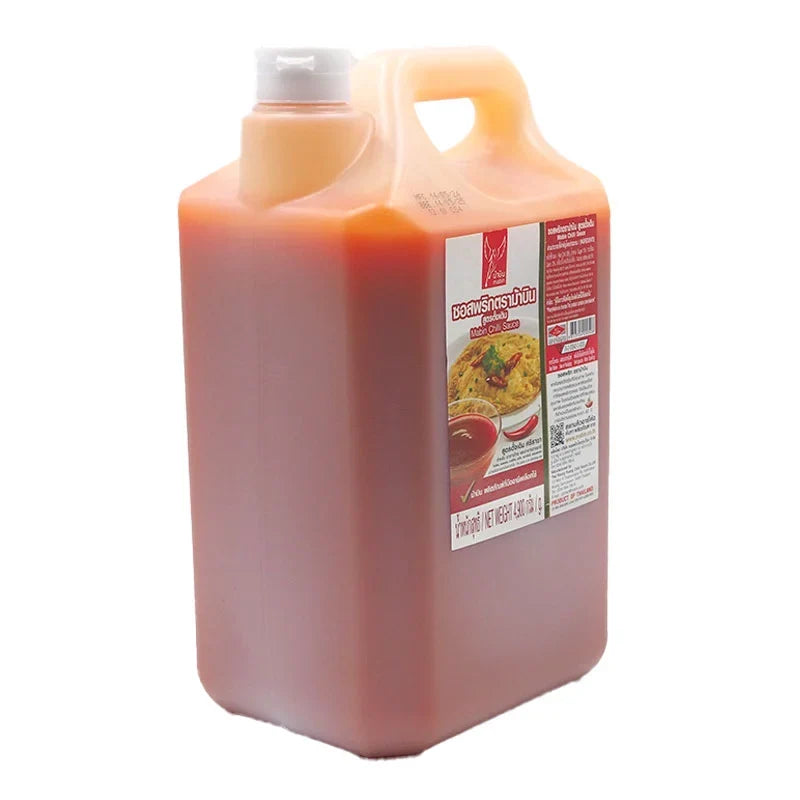 MABIN Mabin Chili Sauce 4.9kg bottle, dry grocery product with vibrant red chili sauce visible in the image.