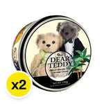 Dear Teddy Biscuit Coconut snack pack, two 150g boxes of dry grocery confectionery with coconut flavor.