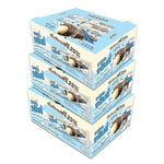 GRINNY Cookie and Cream coated snack filled, 15g x3, dry grocery snack with crunchy cookie and creamy filling.