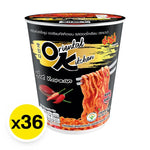 Mama Oriental Kitchen Instant Cup Noodles, hot Korean flavor, 80g, dry grocery product, in a pack of 36 cups.