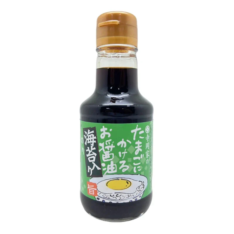 Teraoka Yuki Jozo Dark Brown Umami Sauce 150ml bottle, shown with label, ideal for enhancing savory dishes in dry grocery collection