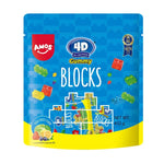 Amos 4D Gummy Blocks snack in a 432g package, colorful gummy confectionery for dry grocery and snack lovers.