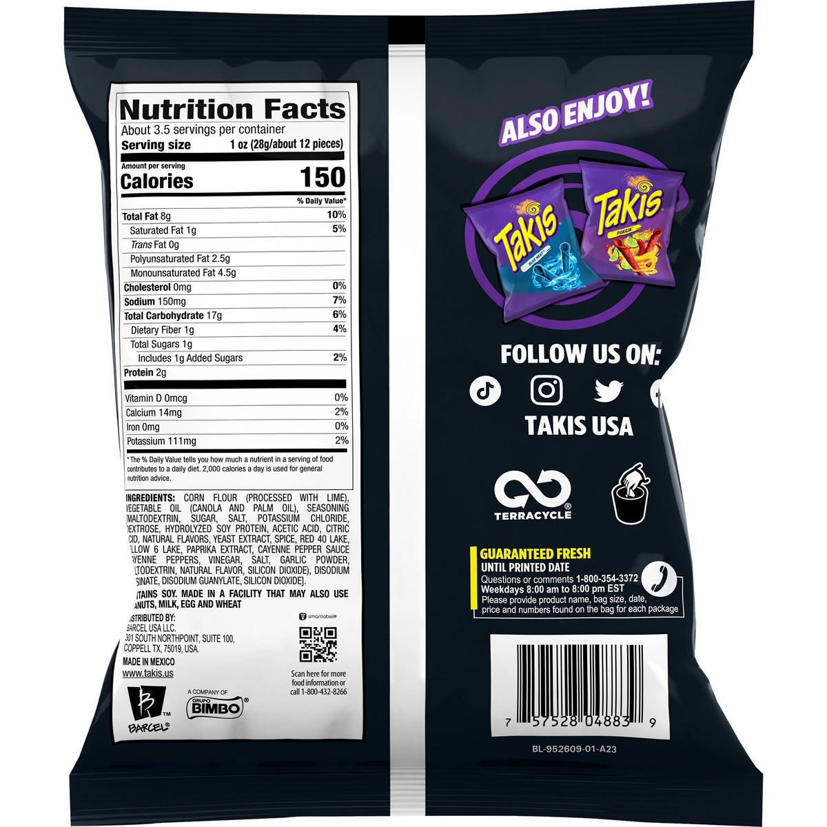 Takis Dragon Sweet Chilli tortilla chips in a bag, showcasing vibrant packaging and crispy snack pieces.