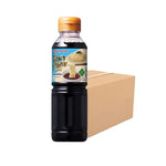 Omakase Zaru Ramen Sauce in 200ml bottles, 24-pack, dry grocery product with Japanese-inspired ramen sauce packaging