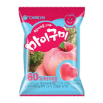 Orion My Gummy Peach Jelly snack in a 66g package, featuring colorful peach-flavored gummy candies from the dry grocery and confectionery category.