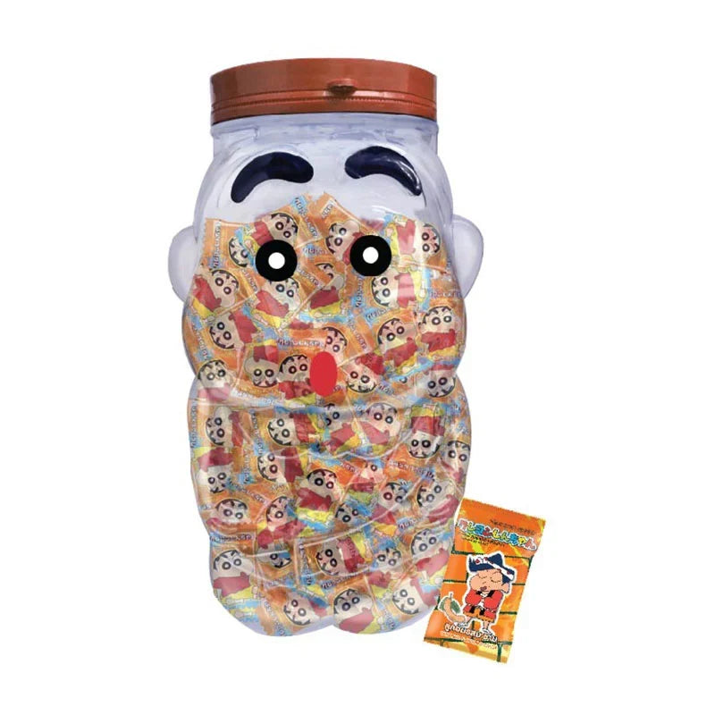 Makro Shinchan tamarind-flavored candy tablets, 260-piece dry grocery snack, shown in colorful packaging.