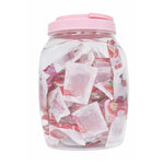 STRONG Jelly Bucket Fruity 35% 1kg featuring colorful assorted fruity jelly candies in a clear bucket.