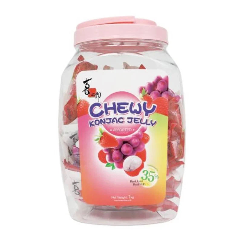 Strong Jelly Bucket Fruity 35% 1kg, colorful dry grocery snack with fruity jelly candies in a large plastic bucket.