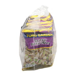 Tong Garden Salted Pistachios in 30g snack packs, dry grocery snack and confectionery, with salted pistachio nuts in clear packaging