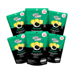 Rise Buddy Crispy Rice Snacks in a clear package, a crunchy dry grocery snack from the Rise Buddy brand.