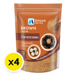 Mitr Phol Brown Sugar 500g pack, showing four packages of rich, natural brown sugar for baking and cooking.