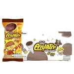 Glico Caplico Cone Chocolate snack pack, 6.5g x12, crispy cone-shaped confectionery with chocolate flavor in a retail package.