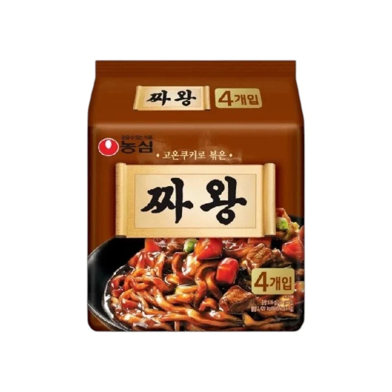 Nongshim ZHA Wang dry grocery product, packaged noodles from the NONGSHIM brand, shown in a sealed bag.