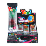 Yupi Gummy My Watch 13g snack packs, colorful gummy candies in a clear bag, perfect for snack lovers and confectionery treats