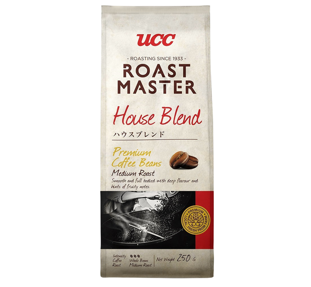 Ucc House Blend coffee drink in a clear glass, showcasing rich coffee with a smooth, inviting appearance.
