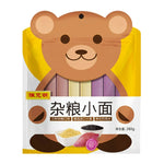 Chen KE Ming Multigrain Noodles 280g package, dry grocery product with colorful label and transparent window showing noodles inside.