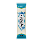 Nisshin No.1 Hiyamugi Noodles in a package, thin wheat noodles for Asian cuisine, by Nisshin brand.