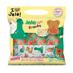 Jele Light Fresshy Watermelon snacks in 125g packs, colorful watermelon-shaped confectionery treats from JELE brand.
