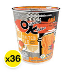 MAMA Oriental Kitchen dried instant cup noodles with stir-fried flavor, ready to enjoy as quick dry grocery meal.