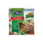 NIZE Powder Clean Seasoning Spicy Laab Isaan recipe packets for dry grocery, featuring vibrant spice blends in colorful packaging.
