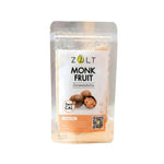 Zalt Luang Han Guo Sugar in a package, dry grocery product with certification, showcasing the product's label and packaging.