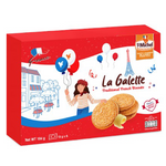St Michel La Galettes biscuits gift tin with assorted traditional French confectionery snacks in a decorative metal container.