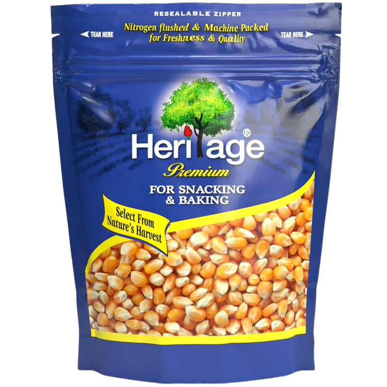 Heritage Mushroom Popcorn confectionery snack in a bowl, featuring light, airy mushroom-shaped popcorn pieces.