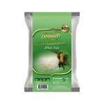 Gingtong White Rice Kingthong 5kg bag of dry grocery rice, showing the packaging of this premium rice brand.