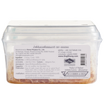 Ong Dhong Honey Come in a clear jar, showcasing golden honey with a spoonful ready to serve, on a grocery product display.