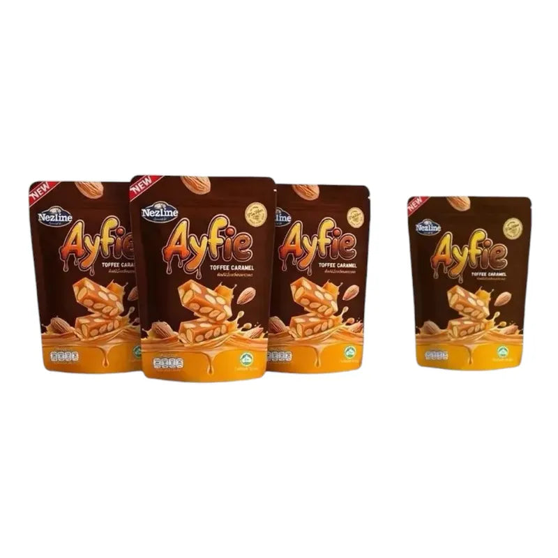 Nezline almond, pistachio, and cashew nut snack mix in a clear container, showcasing colorful chopped nuts for confectionery snacking.