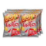 Tasto Crispy Potato Chips Devil BBQ Max Spicy 42g snack bag, crispy and fiery flavored potato chips for snack lovers.