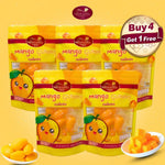 Sriwanna Mango Jelly 100g pack, dry grocery product with five individual mango jelly servings, shown in the image.