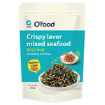 O'FOOD SeaweedxSeafood dry grocery 30g package, featuring dried seaweed and seafood ingredients in a resealable bag.