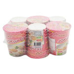 MAMA Mama Instant Rice Porridge Pork 45g packet, dry grocery product with steaming rice porridge and pork flavor.