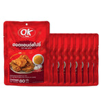 OK Shake Powder Hot and Spicy flavor in a 80g package, dry grocery product with vibrant red seasoning visible in the image.