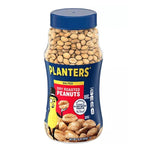 Three packages of Planters dry roasted salted peanuts in 453g bags, displayed together on a plain background.