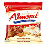 United Almond Almond Chocolate and White dry grocery product, 247.5g, with a mix of chocolate and white almond treats.