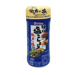 House Ajisuke Shio Kosho Hakata 120g dry grocery product featuring a small jar of seasoned salt and chili pepper blend.