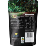 Golden crunch macadamias coated with coconut and pandan, a confectionery snack from The Original brand.