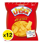 Party Extruded Snack Caramel 12g, a pack of 12 caramel-flavored snack candies from PARTY in a colorful wrapper.